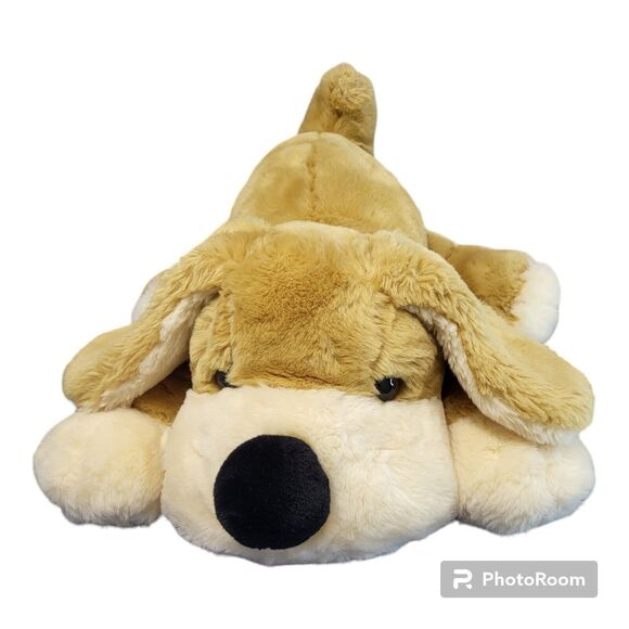 FAO SCHWARZ 22” Brown Patrick Pup Plush Dog Stuffed Animal Toy Puppy - Picture 2 of 9